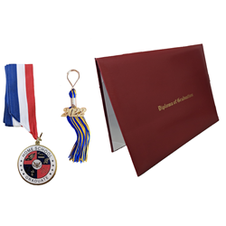 Home School Medallion, Keychain Tassel, and Custom Diploma Cover