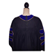 Ultimate Doctoral Gown with royal blue velvet, back view